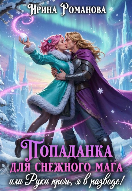 Обложка книги «Попаданка для снежного мага, или Руки прочь, я в разводе!» — Ирина Романова, ISBN 9785524023117