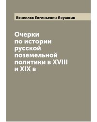 Очерки по истории русской поземельной политики в XVIII и XIX в