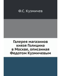 Галерея магазинов князя Голицина в Москве, описанная Федотом Кузмичевым