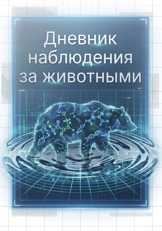 Обложка книги «Дневник наблюдения за животными, дизайн: "Метранпаж" универсальный, 100 страниц» — Нет автора, ISBN 9785521989386