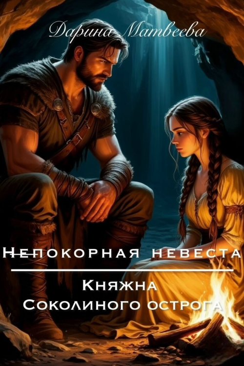 Обложка книги «Непокорная невеста. Княжна Соколиного острога» — Дарина Матвеева, ISBN 9785524038715