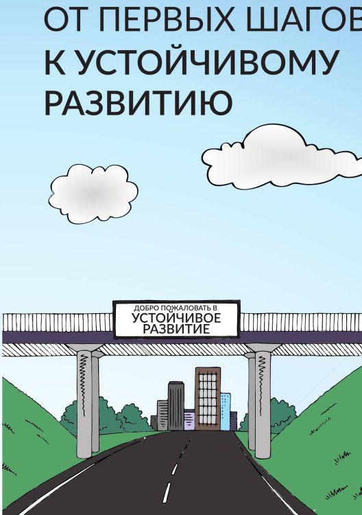 Обложка книги «От первых шагов до устойчивого развития» — Боков Ахмад; Кондакова Ольга; Сараева Лилия; Сидоренко Алена; Ткачев Олег, ISBN 9785521886449