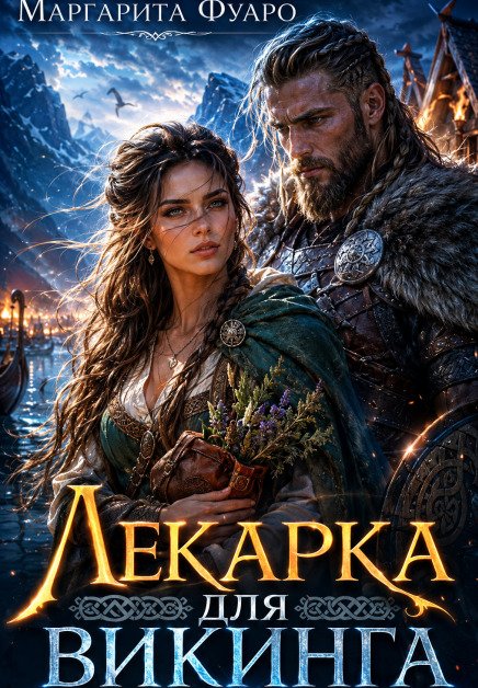 Обложка книги «Лекарка для Викинга» — Маргарита Фуаро, ISBN 9785524042569