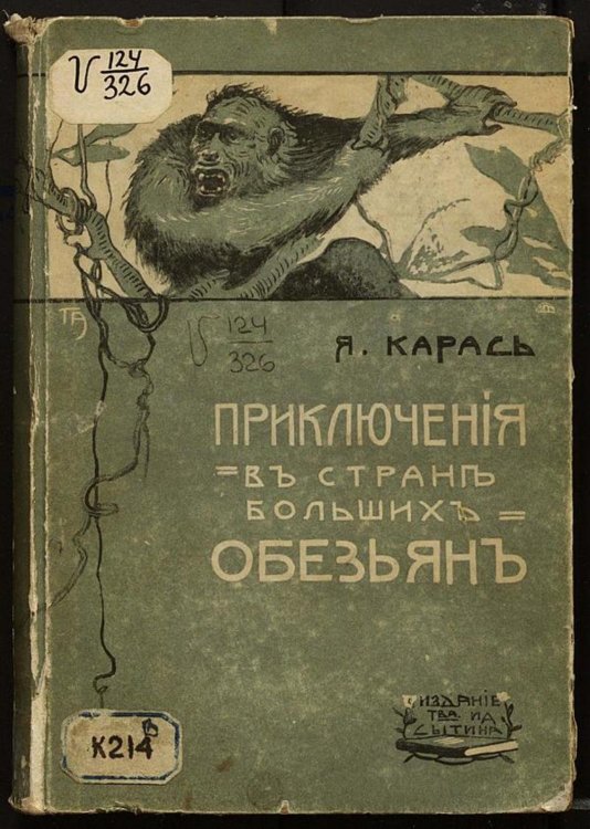 Обложка книги «Приключения в стране больших обезьян» — Борисов Яков Васильевич, ISBN 9785521960927