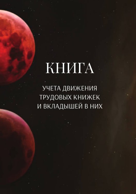 Обложка книги «Книга учета трудовых книжек и вкладыщей к ним» — автора нет, ISBN 9785521887408