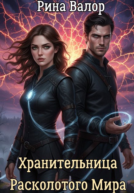 Обложка книги «Хранительница Расколотого Мира» — Рина Валор, ISBN 9785524013200