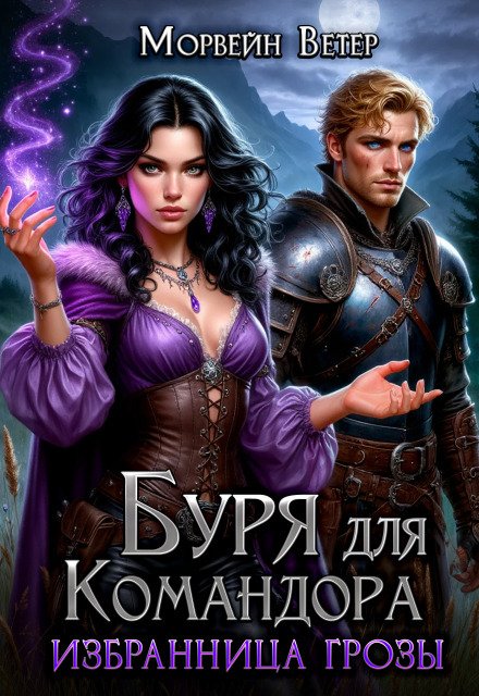Обложка книги «Буря для командора» — Морвейн Ветер, ISBN 9785524057068