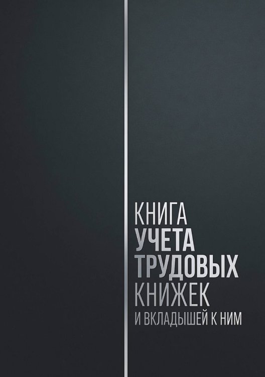 Обложка книги «Книга учета трудовых книжек и вкладыщей к ним, дизайн: "Ментранпаж", 100 страниц» — Нет автора, ISBN 9785521988419