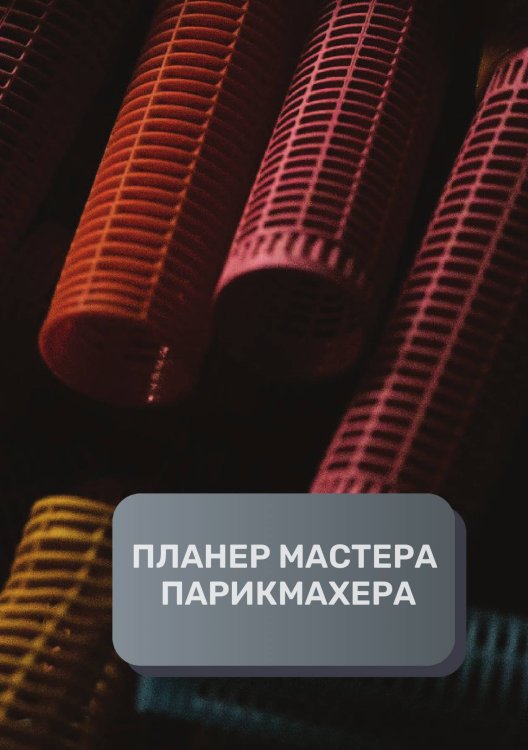 Обложка книги «Планер парикмахера» — автора нет, ISBN 9785521893829