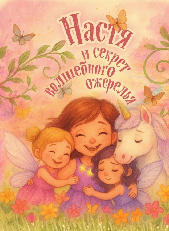 Обложка книги «Настя и секрет волшебного ожерелья. Именная книга для девочек с заданиями» — Нет автора, ISBN 9785042281273