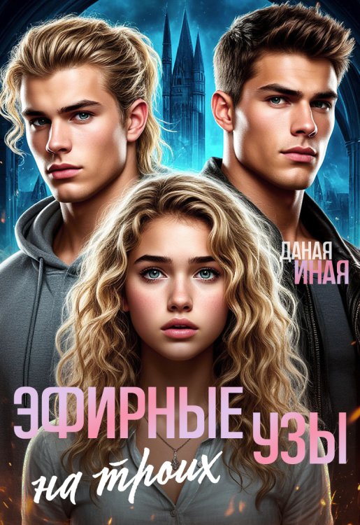 Обложка книги «Эфирные узы на троих» — Даная Иная, ISBN 9785524027238
