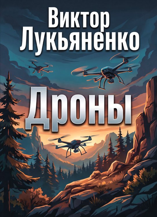 Обложка книги «Дроны» — Виктор Лукьяненко, ISBN 9785006105461