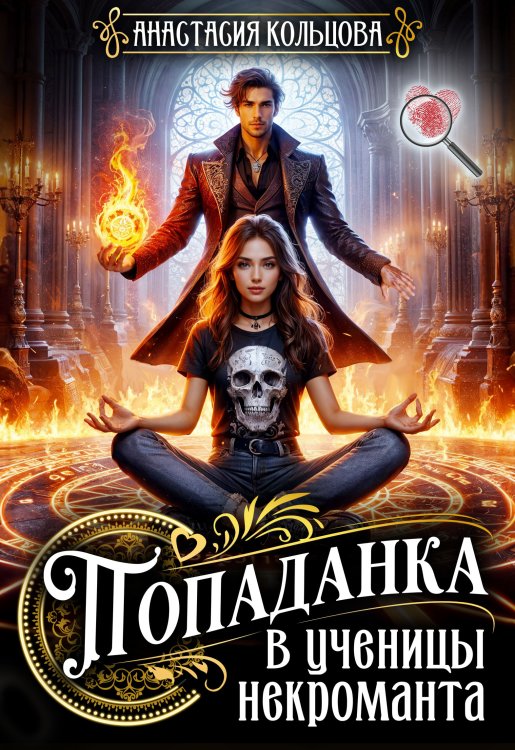 Обложка книги «Попаданка в ученицы некроманта» — Анастасия Кольцова, ISBN 9785524023988