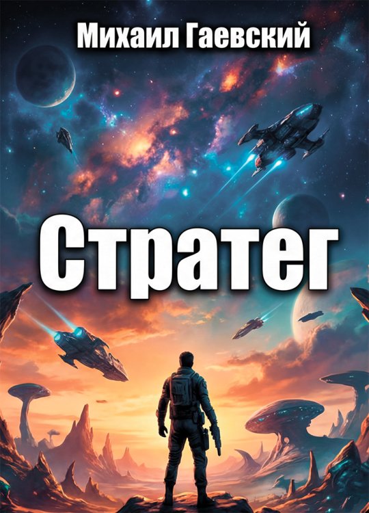 Обложка книги «Стратег» — Михаил Гаевский, ISBN 9785006103139