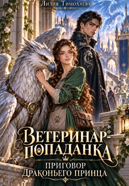 Обложка книги «Ветеринар-попаданка. Приговор драконьего принца» — Лилия Тимолаева, ISBN 9785524058508