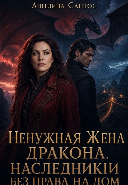 Обложка книги «Ненужная жена дракона. Наследники без права на дом» — Ангелина Сантос, ISBN 9785524045027