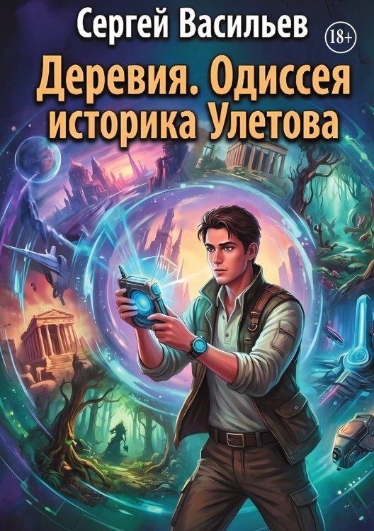 Обложка книги «Деревия. Одиссея историка Улетова» — Сергей Васильев, ISBN 9785006103337