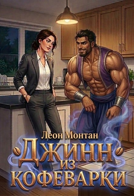 Обложка книги «Джинн из кофеварки» — Леон Монтан, ISBN 9785524028761