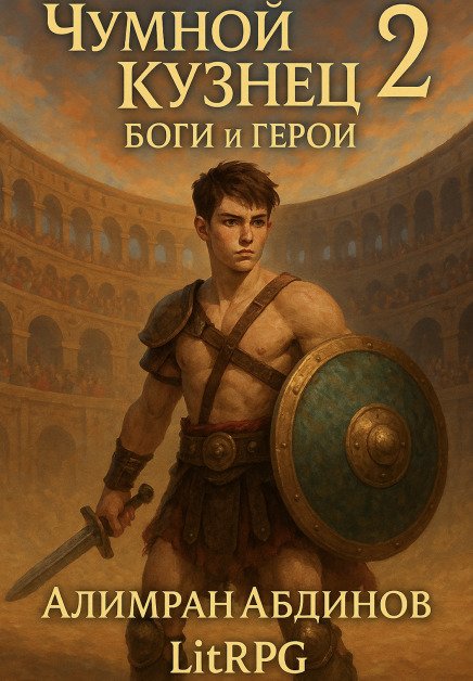 Обложка книги «Чумной Кузнец 2: Боги и Герои» — Алимран Абдинов, ISBN 9785524021052