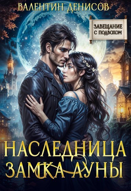 Обложка книги «Наследница замка Луны» — Валентин Денисов, ISBN 9785524050649
