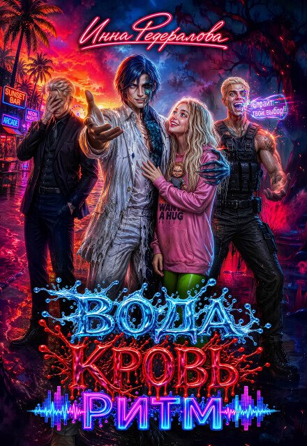 Обложка книги «Вода. Кровь. Ритм» — Инна Федералова, ISBN 9785524057242