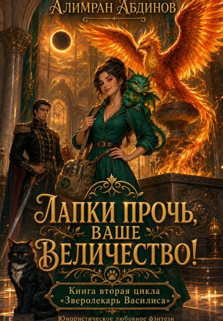Обложка книги «Лапки прочь, ваше величество!» — Алимран Абдинов, ISBN 9785524020871