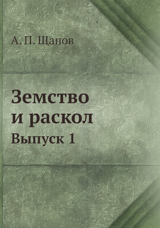 Земство и раскол