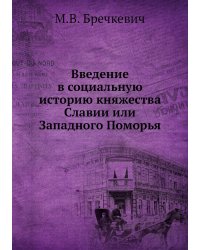 Введение в социальную историю княжества Славии или Западного Поморья