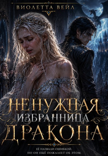 Обложка книги «Ненужная избранница дракона» — Виолетта Вейл, ISBN 9785524025067