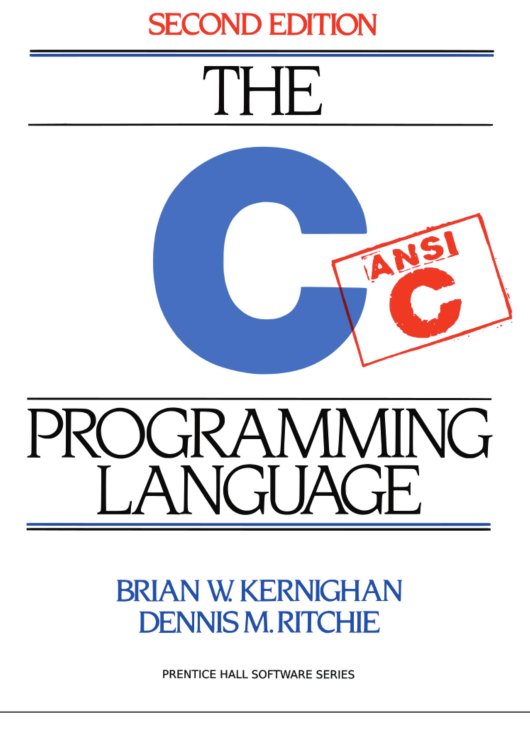 Обложка книги «The C programming Language» — Brian W. Kernighan; Dennis M. Ritchie, ISBN 9785885427821
