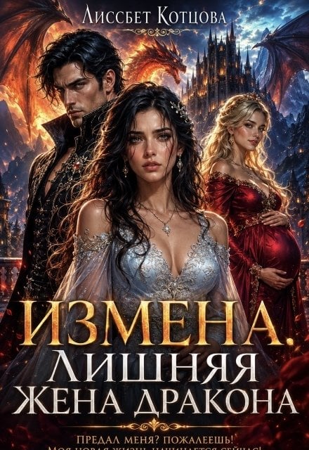 Обложка книги «Измена. Лишняя жена дракона» — Лиссбет Котцова, ISBN 9785524064233