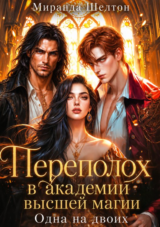 Обложка книги «Переполох в академии высшей магии. Одна на двоих» — Миранда Шелтон, ISBN 9785524052858