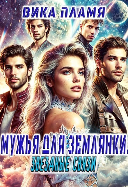 Обложка книги «Мужья для землянки. Звёздные связи» — Вика Пламя, ISBN 9785524024664