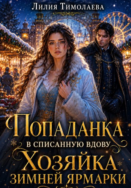 Обложка книги «Попаданка в списанную вдову. Хозяйка зимней ярмарки» — Лилия Тимолаева, ISBN 9785524023797