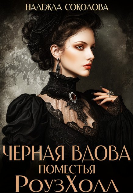Обложка книги «Черная вдова поместья Роузхолл» — Надежда Соколова, ISBN 9785524040640