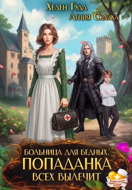Обложка книги «Больница для бедных. Попаданка всех вылечит» — Агния Сказка; Хелен Гуда, ISBN 9785524053831