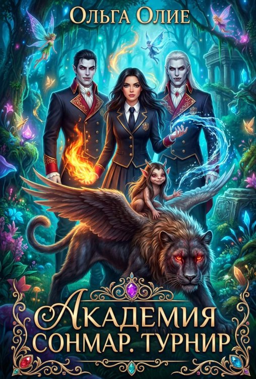 Обложка книги «Академия Сонмар. Турнир» — Ольга Олие, ISBN 9785524030382