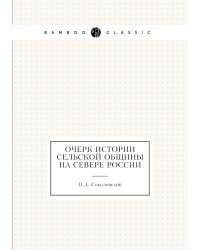 Очерк истории сельской общины на севере России
