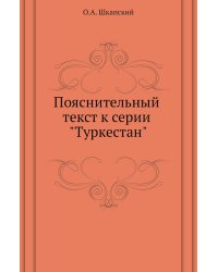 Пояснительный текст к серии "Туркестан"