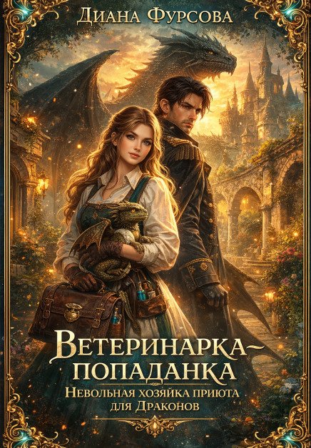 Обложка книги «Ветеринарка-попаданка. Невольная хозяйка приюта для драконов» — Диана Фурсова, ISBN 9785524017611