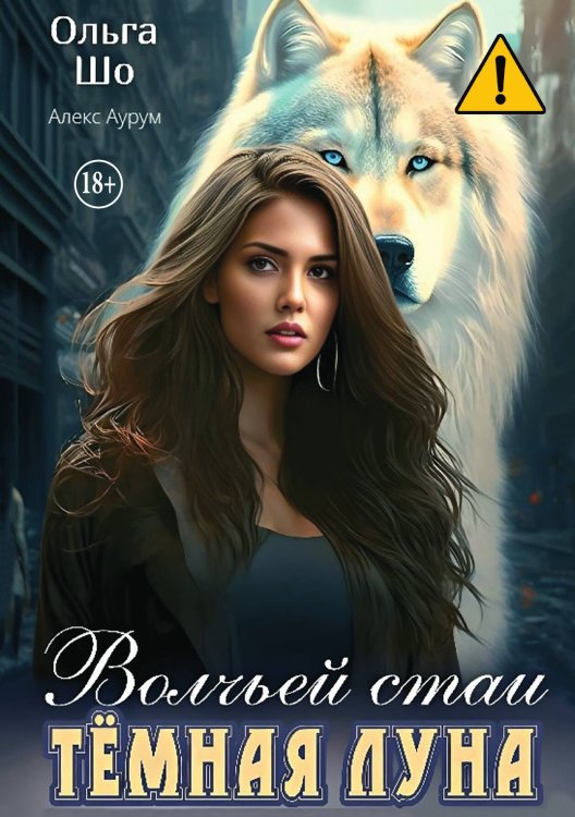 Обложка книги «Тёмная Луна волчьей стаи» — Ольга Шо; Алекс Аурум, ISBN 9785521995899