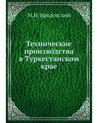 Технические производства в Туркестанском крае