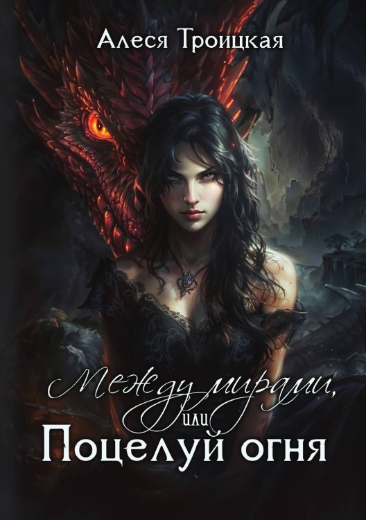 Обложка книги «Между мирами, или Поцелуй огня» — Алеся Троицкая, ISBN 9785517125187