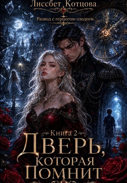 Обложка книги «Развод с герцогом злодеем. Дверь, которая помнит» — Лиссбет Котцова, ISBN 9785524064349