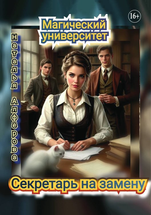 Обложка книги «Магический университет. Секретарь на замену» — Наталья Алфёрова, ISBN 9785521933365