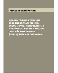 Сравнительная таблица всех известных монет, весов и мер, приведённых к монетам, весам и мерам российским, новым французским и польским