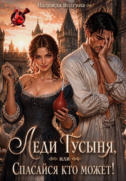 Обложка книги «Леди Гусыня, или Спасайся кто может!» — Надежда Волгина, ISBN 9785524061652