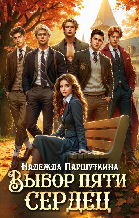 Обложка книги «Выбор пяти сердец» — Надежда Паршуткина, ISBN 9785524051905