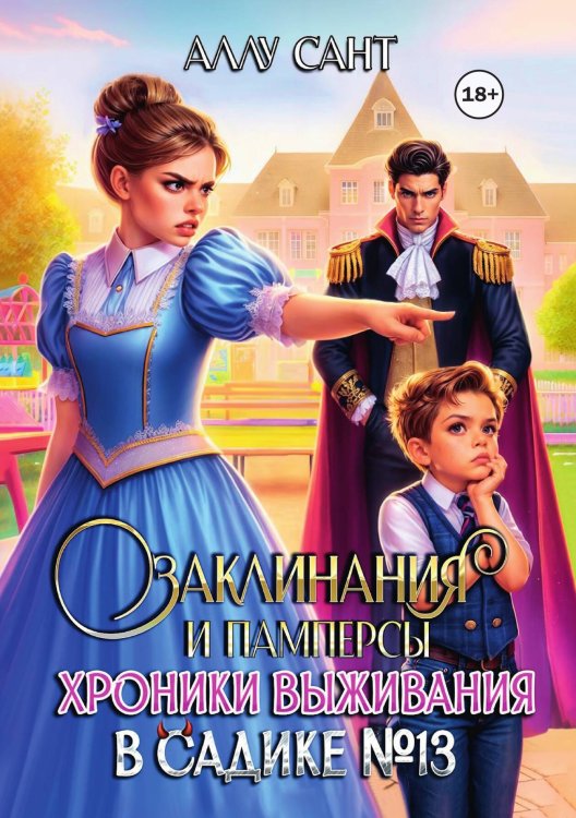 Обложка книги «Заклинания и памперсы. Хроники выживания в садике N13» — Аллу Сант, ISBN 9785524006813