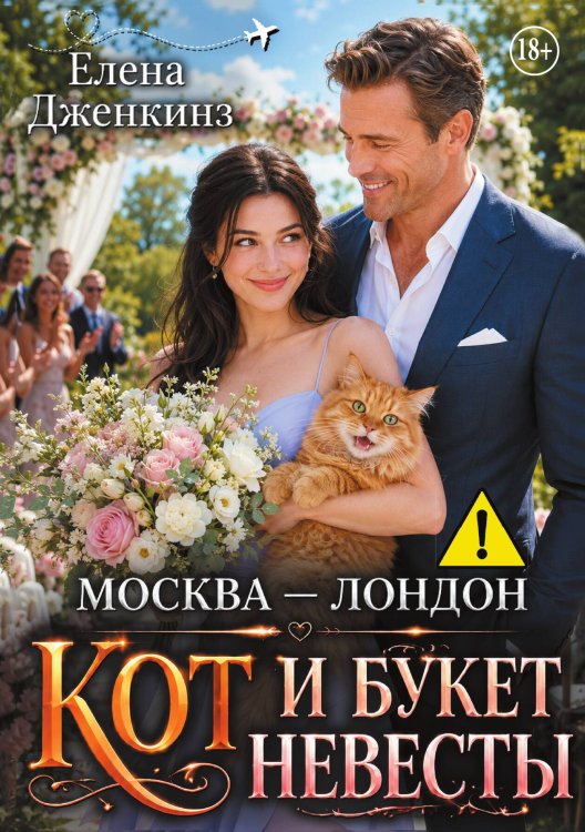 Обложка книги «Москва-Лондон, кот и букет невесты» — Елена Дженкинз, ISBN 9785524011565